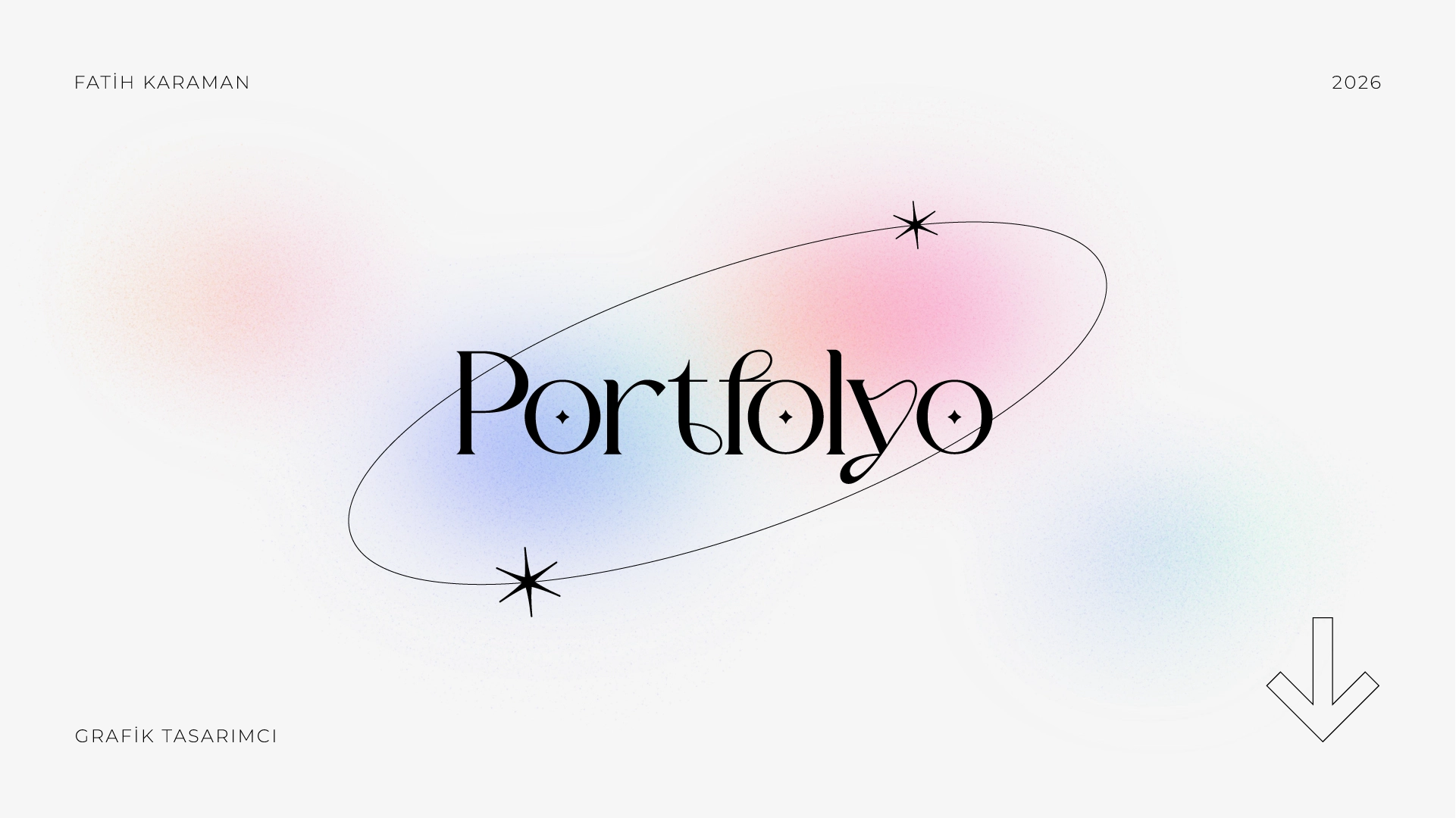 fá — Fatih Karaman Grafik Tasarımcı & İllüstratör Portfolyo Giriş Kapağı